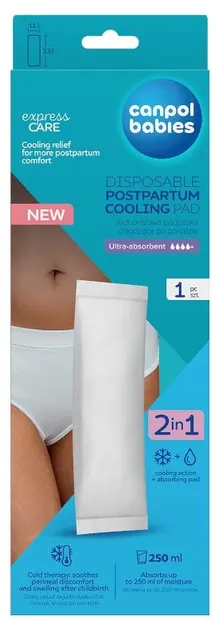 Pernă de răcire postpartum Canpol - Pentru o singură utilizare