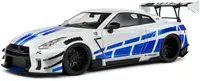 Model de colecționar SOLIDO Modern: Mașini - Nissan GT-R R35 Liberty Walk Body Kit 2.0 (Silver) (2024)