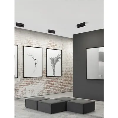 Spot PAD Nisipiu Negru Aluminiu Rotating 15W 220-240V 350mA 1044Lm 3000K Philips CRI>80 UGR<19 Beam Angle 30° 3000K IP20