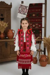 Set vesta si fote traditional Draga - 2 piese