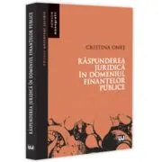 Raspunderea juridica in domeniul finantelor publice