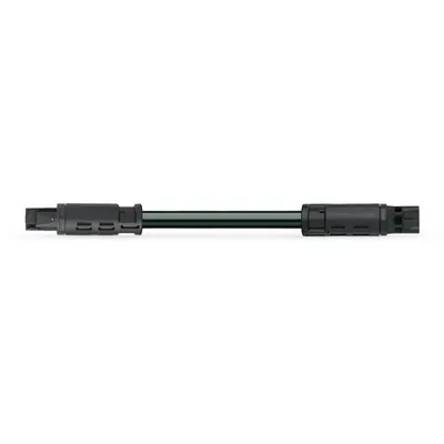 pre-assembled interconnecting cable; Eca; Socket/plug; 3-pole; Cod. A; H05Z1Z1-F 3G 2.5 mm²; 7 m; 2,50 mm²; black
