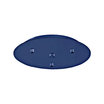 Canopy 3-fold, surface mounted gentian blue (RAL 5010)