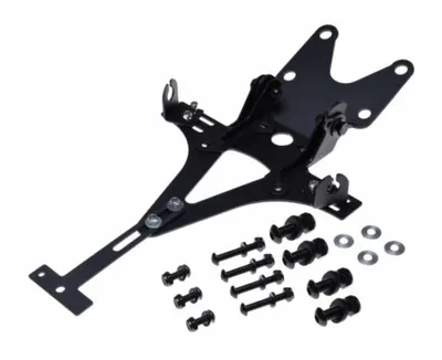 Suport metalic numar moto, WM, culoare negru