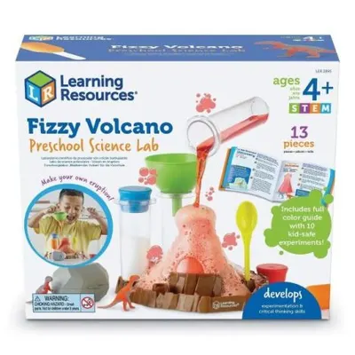 Primul meu set de experimente - eruptia vulcanului