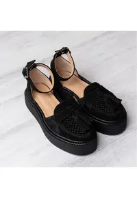 Pantofi din piele Augustino - Negru