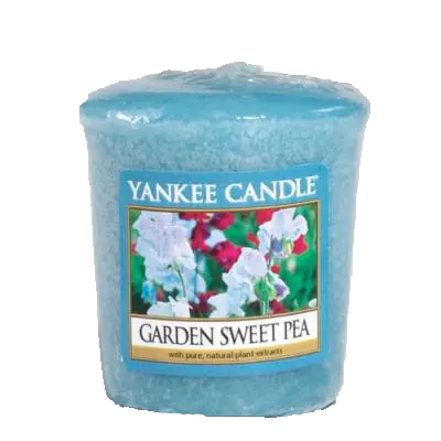 Yankee Candle. Garden Sweet Pea. Votive Candle