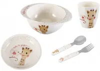 Set de masă din melaminat Sophie la Girafe - Kiwi