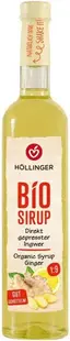 Sirop organic de ghimbir și lămâie, 500 ml, Hollinger