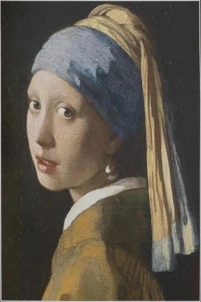 Set pictură pe numere Grafix - Girl with the pearl