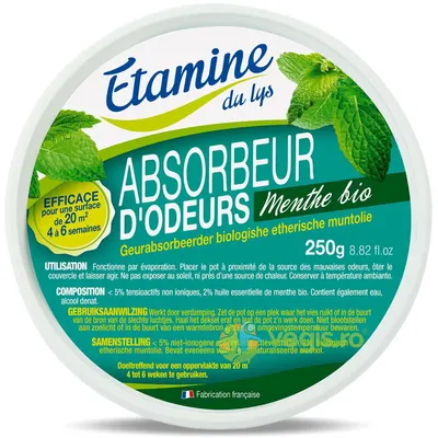 Odorizant pentru Neutralizarea Mirosurilor Neplacute din Spatii Inchise cu Parfum de Menta 250g