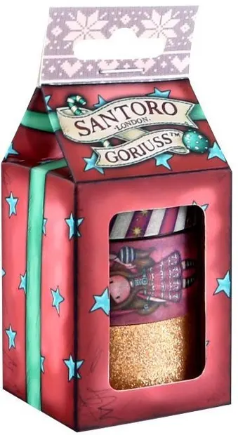 Santoro Gorjuss - Set de benzi de hârtie Tis The Season, 3 bucăți