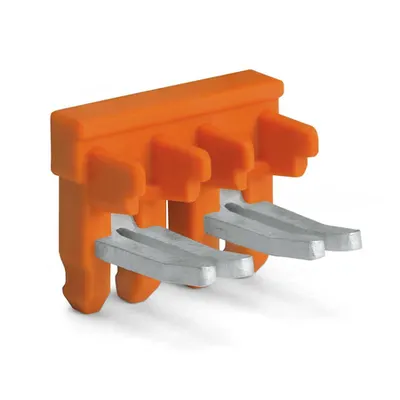 Ajacent jumper for switching lever; insulated; 2-way; Nominal current 30 A; orange