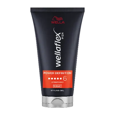 Gel pentru par cu grad de fixare 6 Men Power Definition Wellaflex, 150ml, Wella