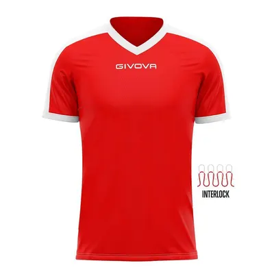 Tricou Givova Revolution roșu/alb 3XL