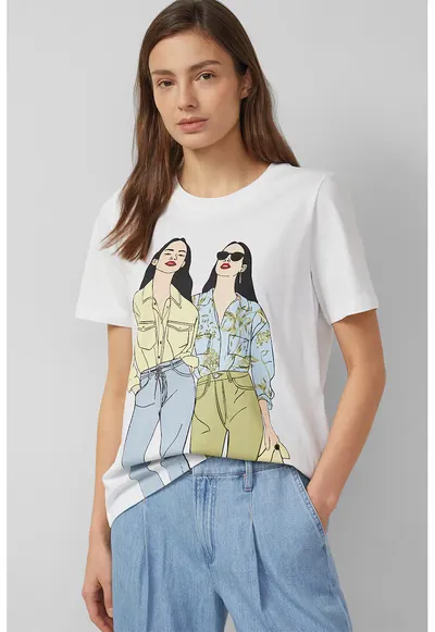 Tricou cu imprimeu grafic