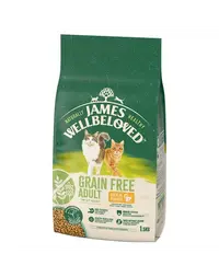 JAMES WELLBELOVED Adult 1,5 kg hrana pisici adulte 1-7 ani, fara cereale, bogata in curcan