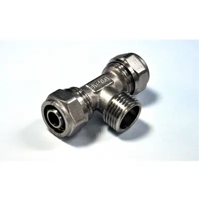 Teu pexal 20 mm x 1/2' x 20 mm M (filet exterior) fiting nedemontabil