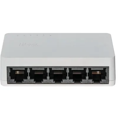 Switch Hikvision HiLook NS-0105D 5 Porturi Fast Ethernet, Desktop, Plug & Play