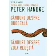 Ganduri despre oboseala. Ganduri despre ziua reusita