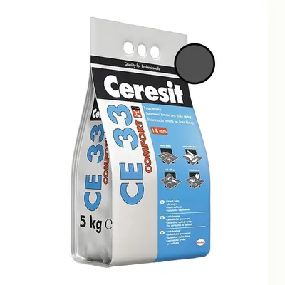 Chit de rosturi gresie si faianta Ceresit CE 33 Graphite 5 kg