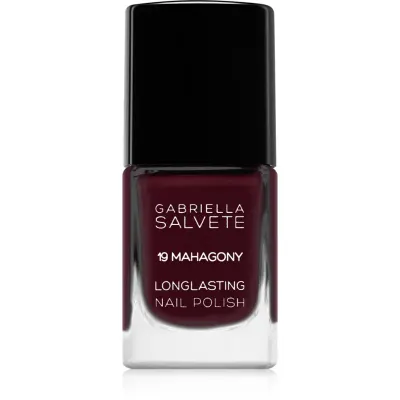 Gabriella Salvete Longlasting Enamel lac de unghii cu rezistenta indelungata lucios culoare 19 Mahagony 11 ml