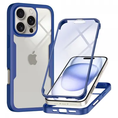 Husa pentru Apple iPhone 16 Pro Max, Techsuit, ColorVerse 360, Albastra