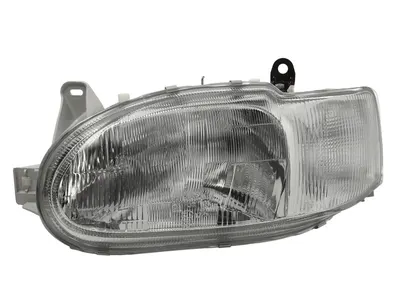 Far fata Stanga (halogen, H4/PY21W/W5W, electric, manual, fara motoras, culoare insert: alb, culoare semnalizator: transparent) potrivit FORD ESCORT