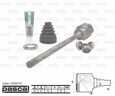 Cap planetara dreapta spre cutia de viteze (23z 27z 34mm) TOYOTA RAV 4 II 2.0 2.0D intre 2000-2005