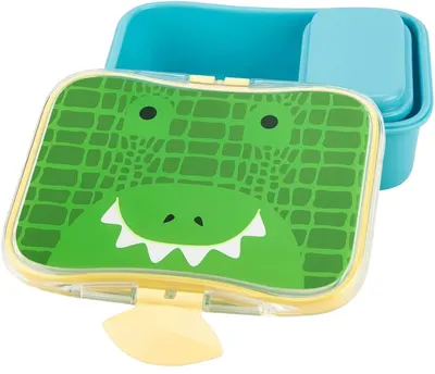 Set de cutii pentru alimente Skip Hop Zoo – 2 bucăți, crocodil