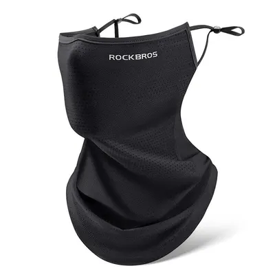 Cagulă protecție solară, respirabil Rockbros, negru