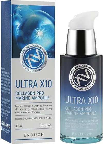 Enough Premium Fiolă facială Ultra X10 Collagen Pro, 30 ml