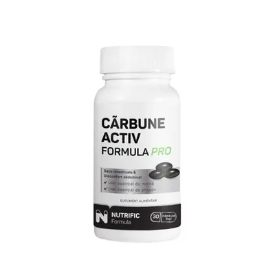 Carbune medicinal Formula Pro, 30 capsule, Nutrific