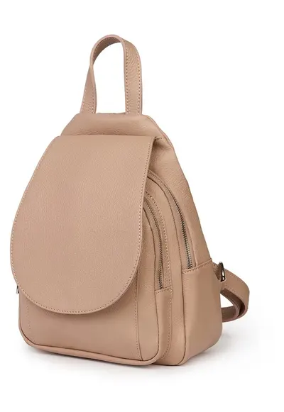 Rucsac din piele naturala Dante roz