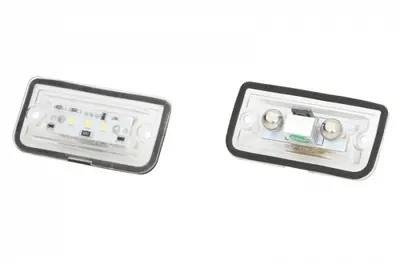 Lumina numar inmatriculare, culoare lumina: alb; set, 12V, cu aprobare circulatie potrivit MERCEDES C (W203), CLK (A209), CLK (C209), SL (R230); CHRYSLER CROSSFIRE 05.00-01.12