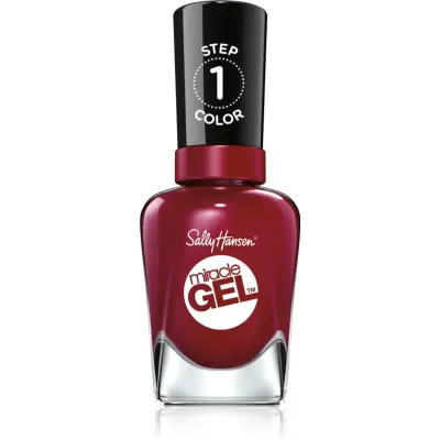 Sally Hansen Miracle Gel™ gel de unghii fara utilizarea UV sau lampa LED culoare 440 Dig Fig 14.7 ml