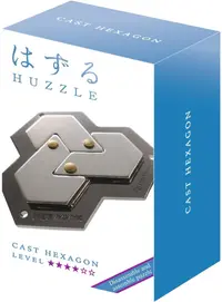 Puzzle logic metalic Hanayama - Cast Puzzle Hexagon Huzzle
