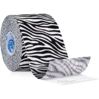 CureTape® Art bandă kinesiologică culoare Zebra Black&White 5 m