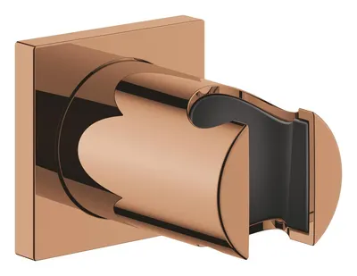 Suport para dus Grohe Rainshower, pe perete, universal, lucios, cupru, 27075DA0