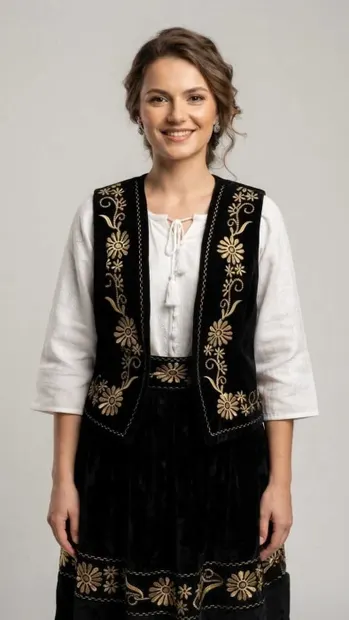 Set traditional format din fusta si vesta 58