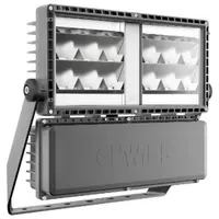 Proiector LED tip SMART [PRO] 2.0 - 2 module - Dimabil 1-10 V - ASYMMETRICAL A2 - 5700K (CRI 70) - IP66 - PROTECTION CLASS I