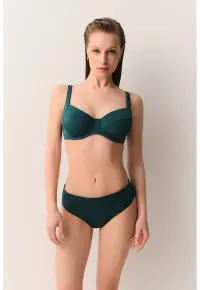 Slip cu model uni - Verde smarald