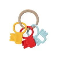 Chicco Eco+ Teething Key Ring jucărie pentru dentiție 3 m+ 1 buc