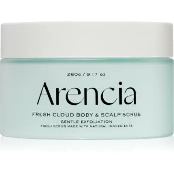 Arencia Fresh Cloud French Mint & Lily crema delicata pentru exfoliere pentru corp si par
