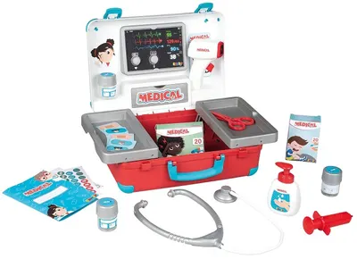 Set copii Smoby - Servieta doctor cu accesorii