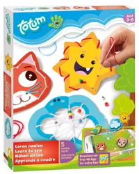 Set creativ Totum - Coase-l singur, figuri colorate