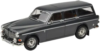 Model colecționar NOREV Mașini contemporane - Volvo Amazon Break (Graphite Grey) (1966)
