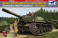 Model asamblabil Bronco Models Militar: Tancuri - Tun autopropulsat greu rus SU-152 (KV-14)