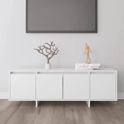vidaXL Comodă TV, alb, 120x30x40,5 cm, lemn prelucrat