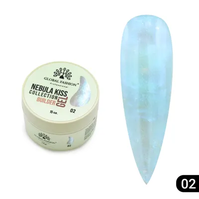 Gel pentru modelarea unghiilor 15 gr, Nebula Kiss Builder Gel 02 Engros